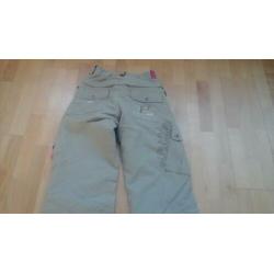 Peak skibroek maat M kleur beige
