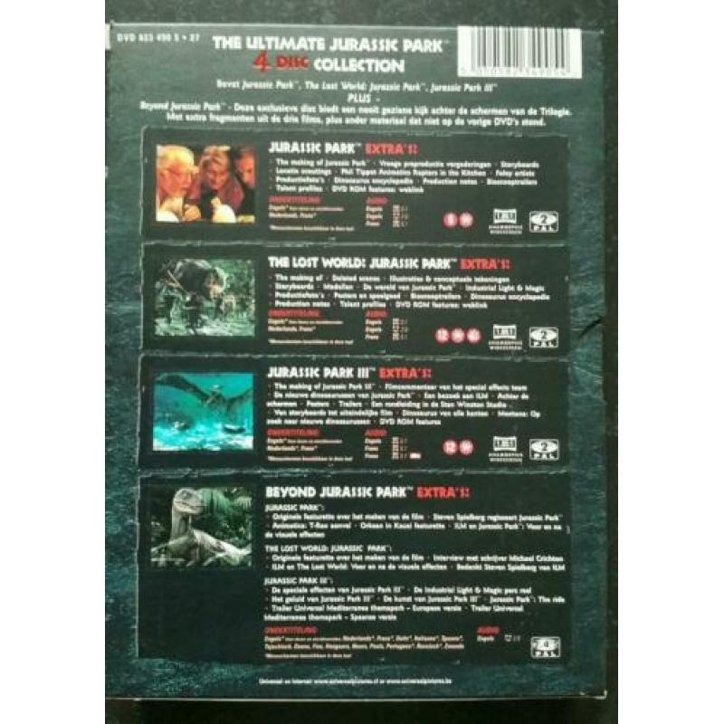 Jurassic Park (Compleet) 5 delen- dvd/ blu ray