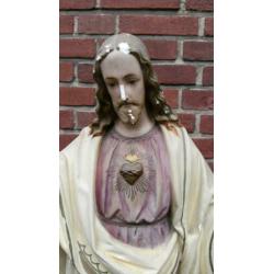 Heilig Hart beeld, Kerkbeeld, Heiligenbeeld 67 cm.