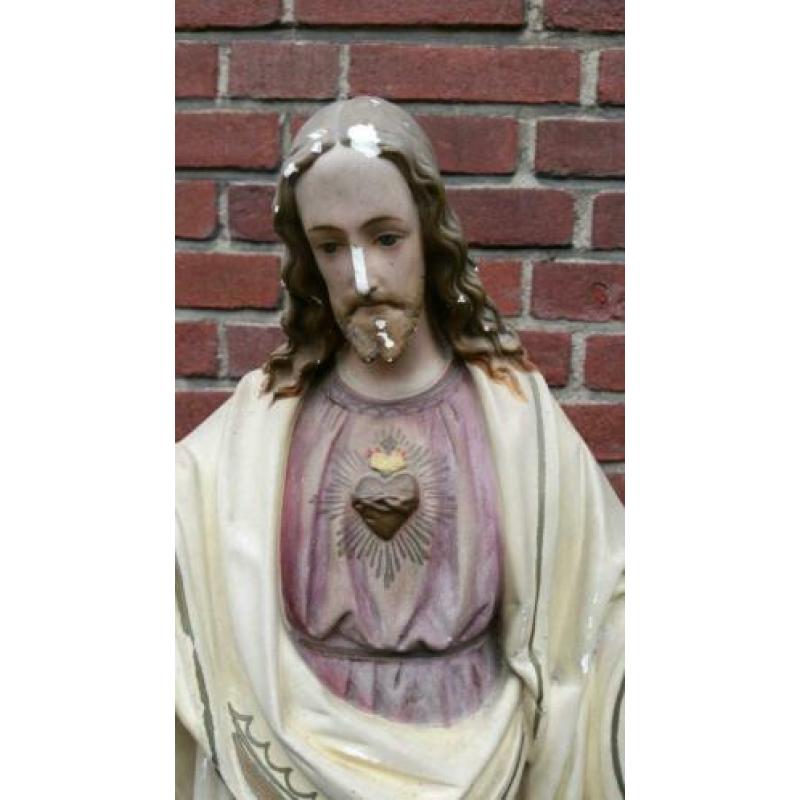 Heilig Hart beeld, Kerkbeeld, Heiligenbeeld 67 cm.