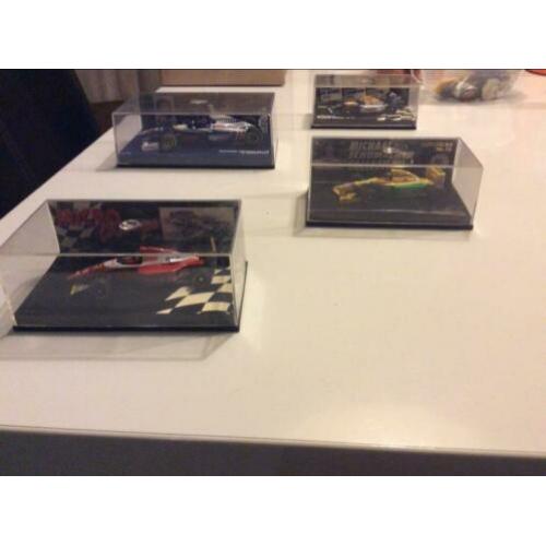 Verzameling Formule 1 racewagens, 4 stuks, nieuw
