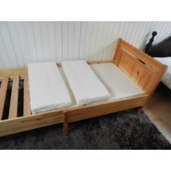 kleuter - kinderbed uitschuifbaar