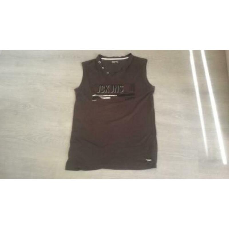 2 mooie grijze shirts GARCIA en JACK&JONES mt M