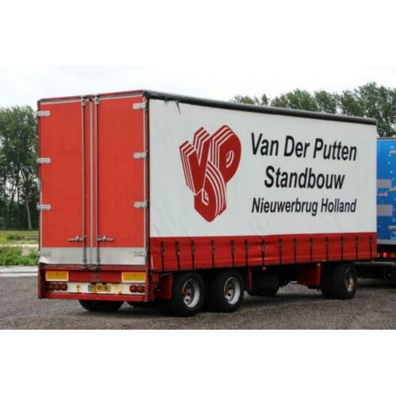Van Hool 3 assige schuifzeil aanhanger! (bj 1995)