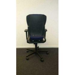 Bureaustoel Ahrend 230 donkerblauw, hoge rug