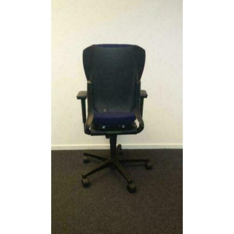 Bureaustoel Ahrend 230 donkerblauw, hoge rug