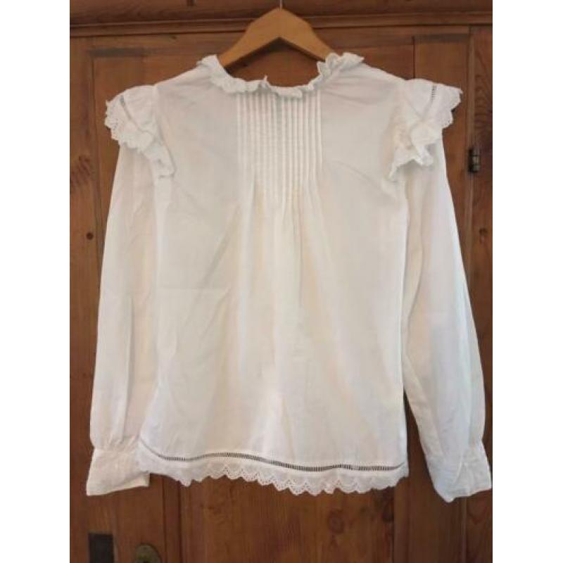 Y-A-S Blouse Kant Wit Klassiek Maat M