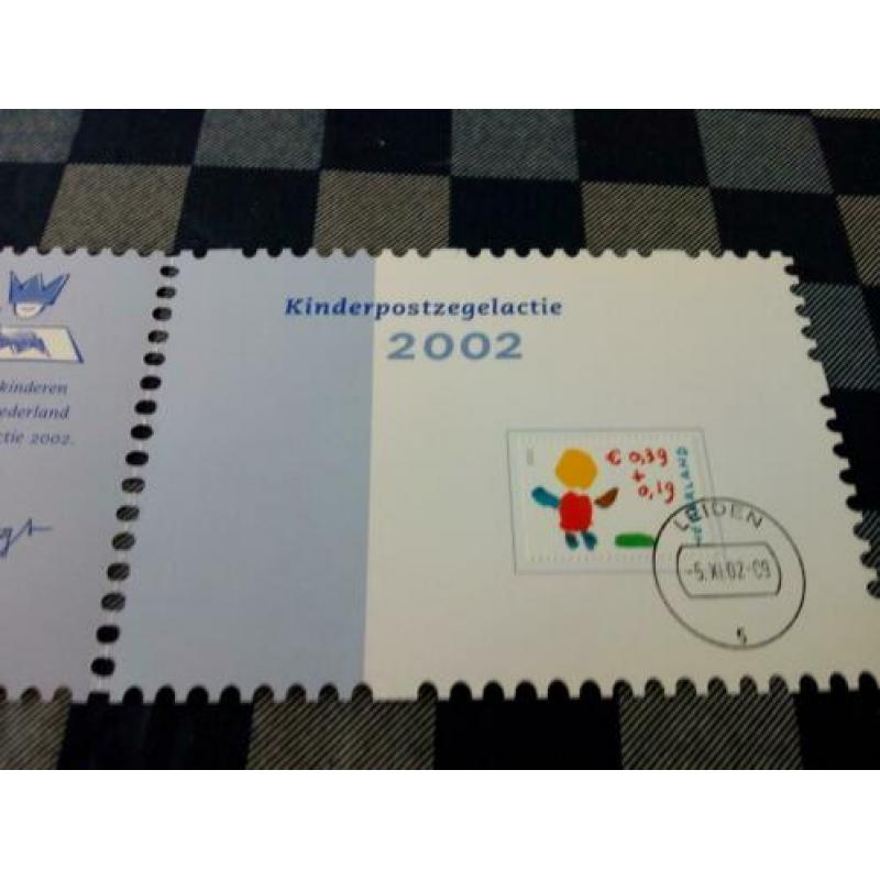 Bedankkaart kinderpostzegels