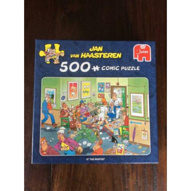 Diverse puzzels Jan van Haasteren 500 stukjes
