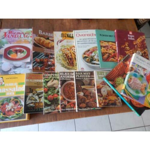 Diverse kookboeken.