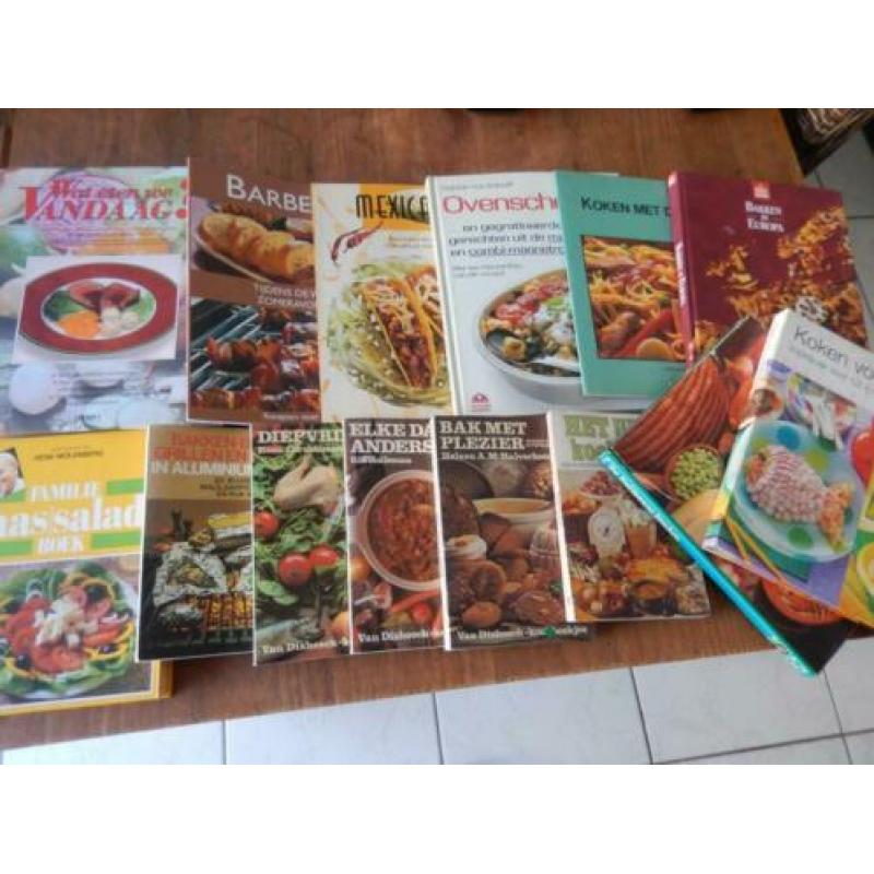 Diverse kookboeken.