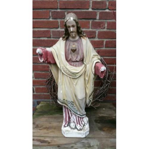 Heilig Hart beeld, Kerkbeeld, Heiligenbeeld 67 cm.