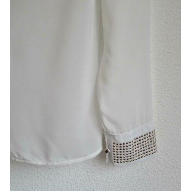 Witte voile blouse van SHK Mode - mt S