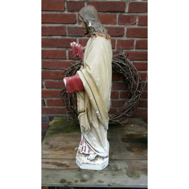 Heilig Hart beeld, Kerkbeeld, Heiligenbeeld 67 cm.