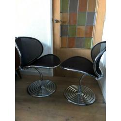 2 Wilkhahn O-Line swivel chairs stoel design vintage chroom