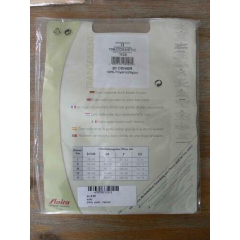 Set van 3 - nieuwe zwangerschapspanty maat 40 / 42 van Anita