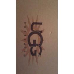 Gold UGG sandals