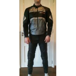 Leren motorpak heren 54
