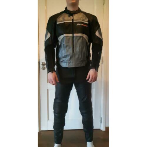 Leren motorpak heren 54