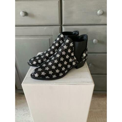 Lage hakken met glitter maat 38