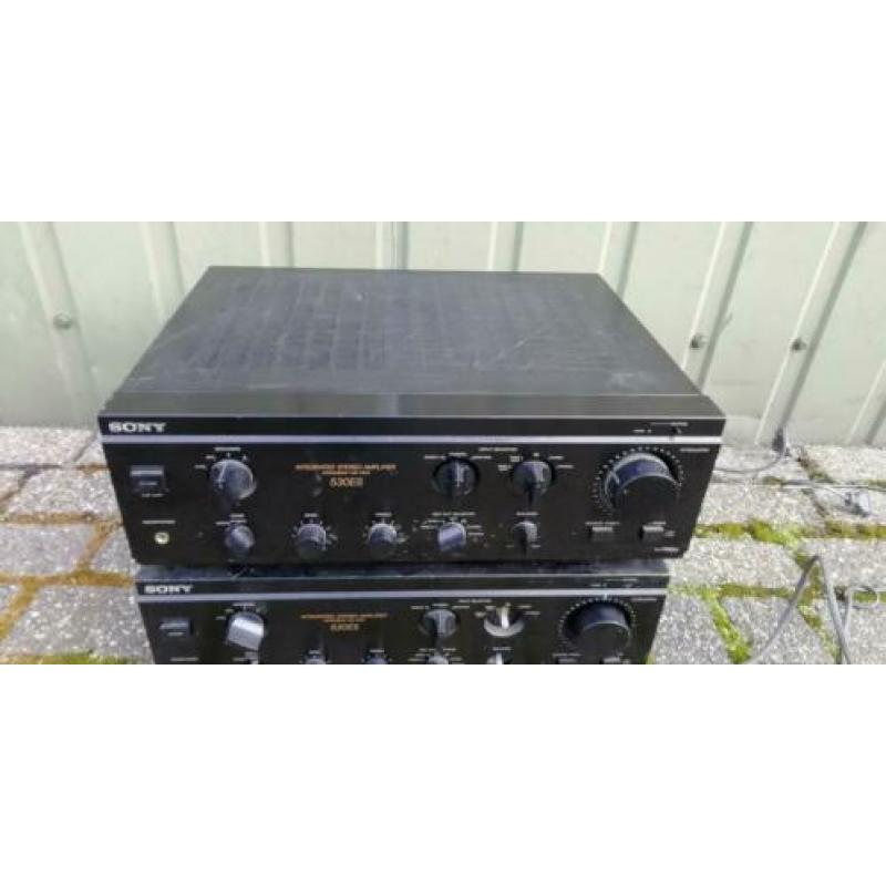 2x vintage versterker Sony TA-F 530 ES