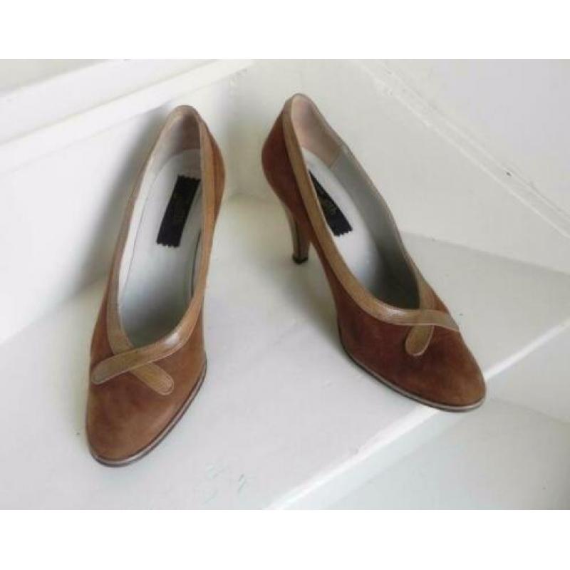 2127 VINTAGE Judith reptiel high heels pumps snake 40 41