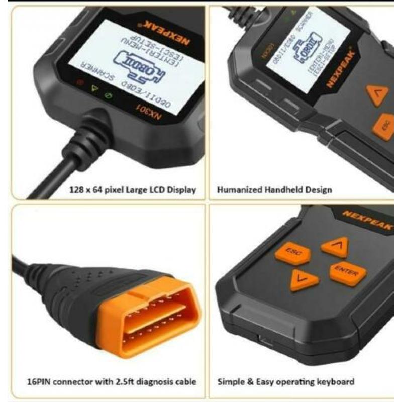 Top kwaliteit OBD2 Auto diagnose scanner. (NIEUW)