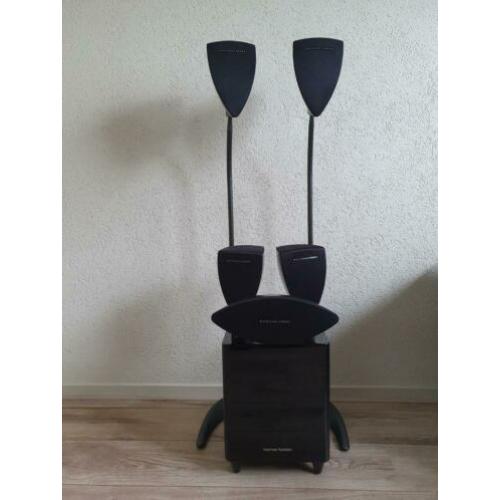 Mordaunt short Speakers surround met HK subwoofer