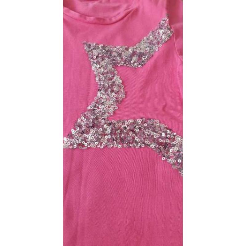 Z.G.A.N roze longsleeve maat 110
