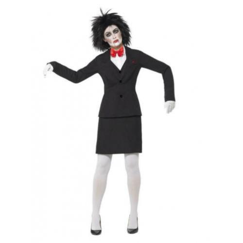 SAW - Billy Jigsaw outfit dames (Size M) incl. facepaint