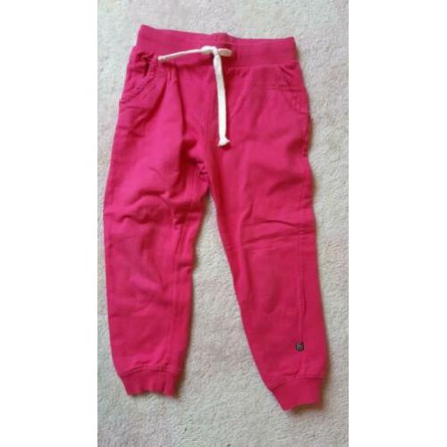 Jogging broek, Deens merk Minymo maat 116, valt als 110
