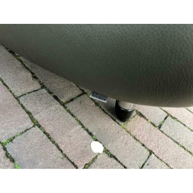 Nieuw leolux Pallone wit Olive avocado groen fauteuil stoel