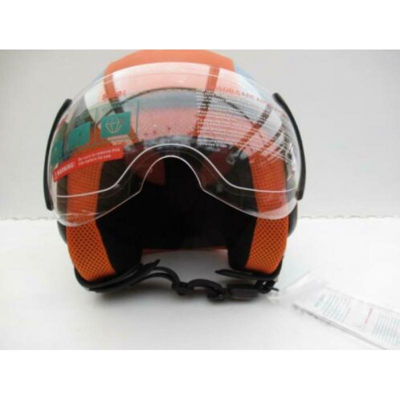 Jethelm Motor Scooter Brommer Snorfiets Helm S, M en L