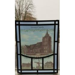 glas in  lood raam: