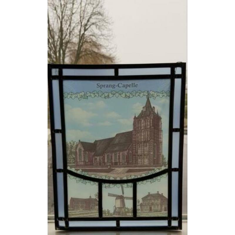 glas in  lood raam:
