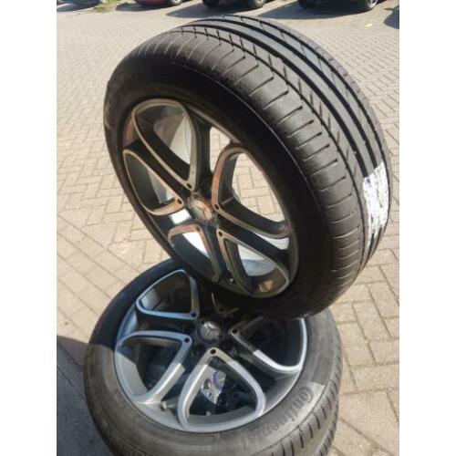 8 set Org Mercedes A/B/C/CLA banden velgen 225/45/17