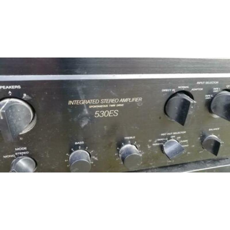2x vintage versterker Sony TA-F 530 ES