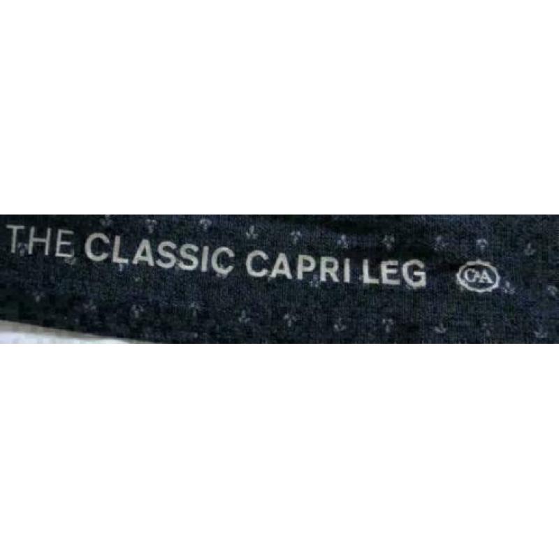 The classic witte capri leg broek maat 38