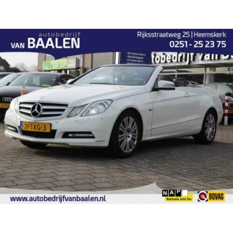 Mercedes-Benz E-Klasse Cabrio 200 CGI AUTOM ELEGANCE NAVI XE