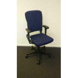 Bureaustoel Ahrend 230 donkerblauw, hoge rug