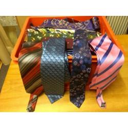 Plm 170 zijden stropdassen!