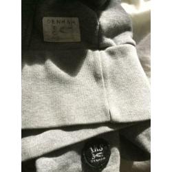 2 mooie DENHAM vesten hoodies, grijs, duur merk,large