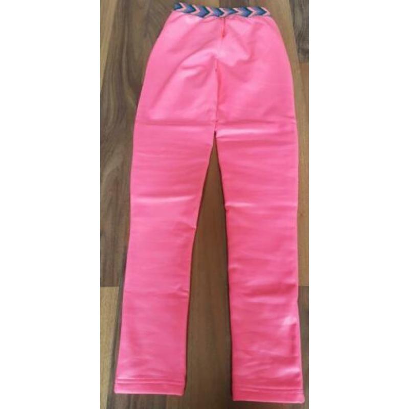 B nosy legging nieuw met kaartjes shocking pink neon 158/164