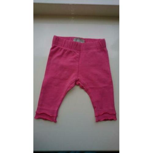 Schitterend, roze broekje / legging, Name It, maat 56