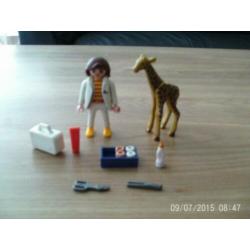 playmobil dierenarts met babygiraf