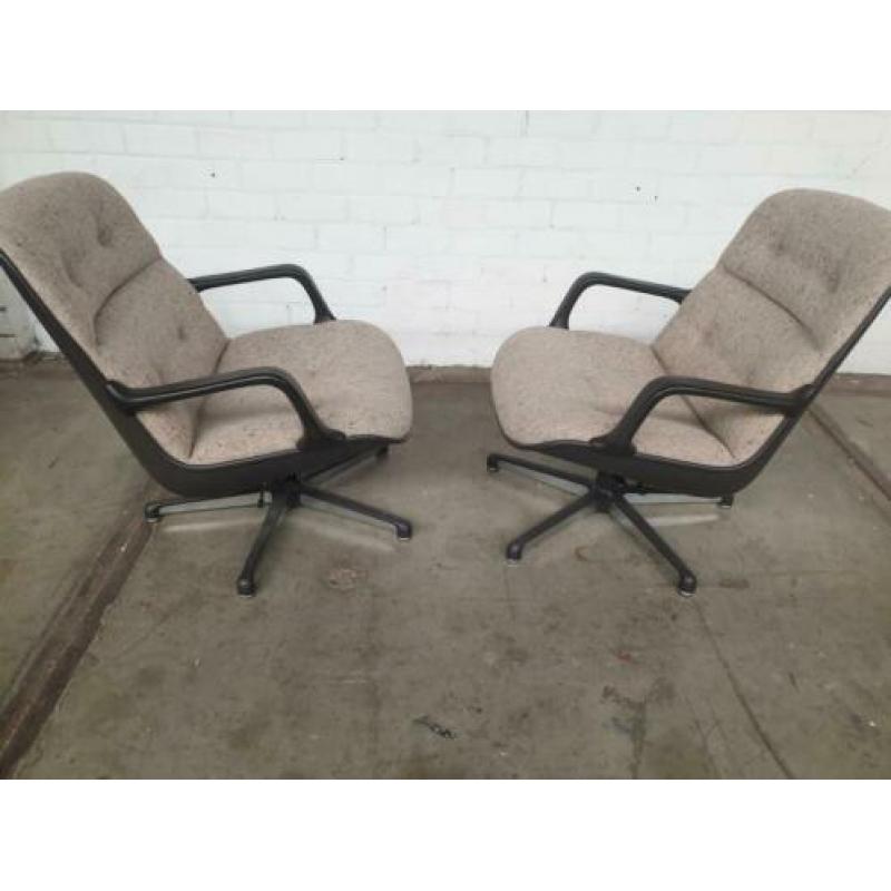 2 vintage comforto pollock fauteuils