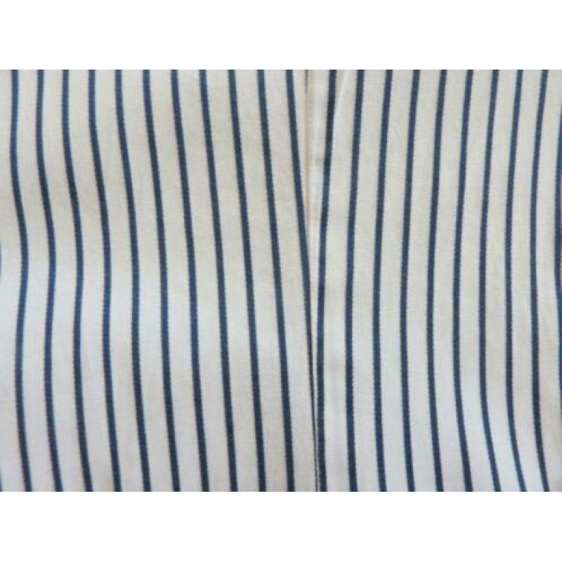 Blauwe gestreepte overhemdblouse van Tommy Hilfiger