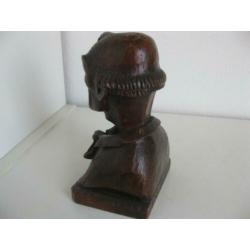 Clownerie. Houten beeldje. "Naar van Gestel".