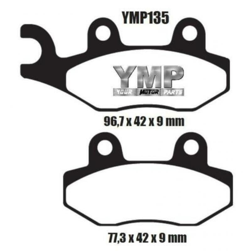 Remblokken Yamaha XTZ750 Super Tenere alle typen XTZ 750