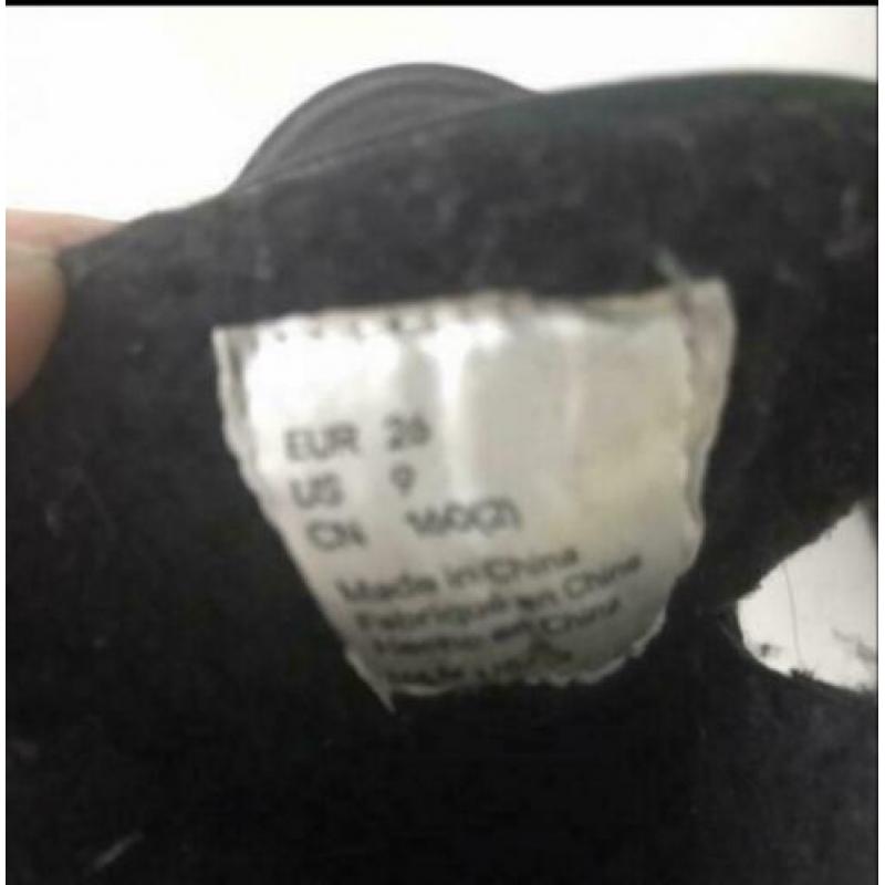 Hoge zwarte sneakers mt26 h&m